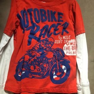 Carter’s long sleeve motorbike t-shirt